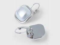 Серьги с перламутровой эмалью, Мультицвет