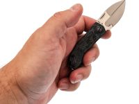 Нож-брелок CKF Keysha, сталь M398, рукоять титан/карбон