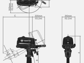 2х-тактный лодочный мотор TOHATSU M 5 BD S