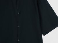 Рубашка с коротким рукавом, Черный