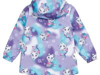 Куртка текстильная с полиуретановым покрытием для девочек (ветровка)