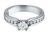 Кольцо из белого золота с бриллиантами э0901кц09150600