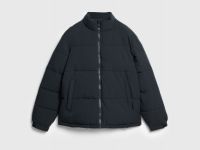 Утеплённая куртка с воротником-стойкой, Синий