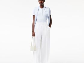 Женское поло Lacoste из органического хлопка