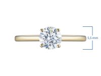 Кольцо из желтого золота э0312кц07132200