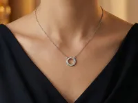 Колье из серебра э0612кл04154800