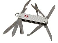 Нож перочинный Victorinox MiniChamp, сталь X50CrMoV15, рукоять алюминиевый сплав Alox,серый