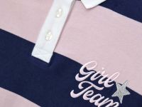 Поло с длинным рукавом для девочки