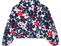 Куртка текстильная с полиуретановым покрытием для девочек (ветровка)