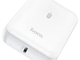 Внешний аккумулятор Hoco J96 Mini 5000mAh USB/Type-C/18.5W/2A (белый)