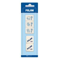 Набор ластиков MILAN: 2 ластика Milan 430 28*28*13 мм, 3 ластика Milan 445 31*23*9 мм, 5 штук в блис