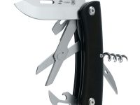 Нож перочинный Stinger 101 мм, 10 функций, сталь D2/420A, рукоять G10, черный