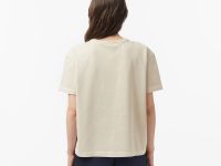 Женская хлопковая футболка Lacoste