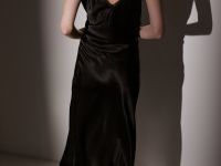 Атласная юбка миди