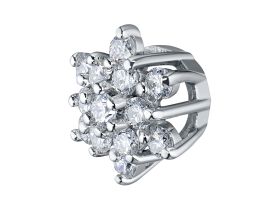 Подвеска из белого золота с бриллиантами э0901пд06181000