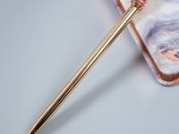 Ручка шариковая автоматическая MESHU "Shine crystal" синяя, 1,0 мм