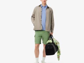 Мужское поло Lacoste PARIS стандартного кроя