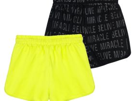 Шорты трикотажные для девочек, 2 шт в комплекте