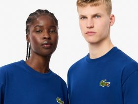 Хлопковая футболка Lacoste унисекс