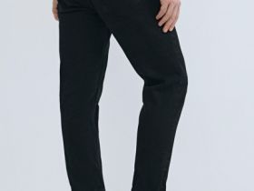 Базовые узкие джинсы, Черный