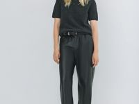 Джемпер поло из пряжи с шерстью, Серый