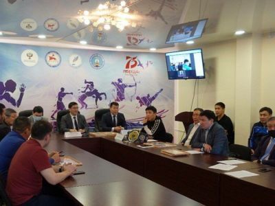 В «Триумфе» состоялась пресс-конференция по итогам первенства России по вольной борьбе