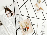 Настольный органайзер Мудборд Размер 53х39 см, цвет черный