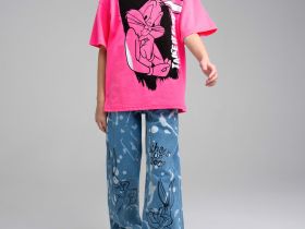 Фуфайка трикотажная для девочек (футболка)