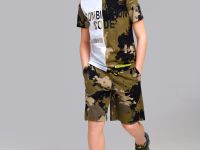 Комплект трикотажный для мальчиков: фуфайка (футболка), шорты