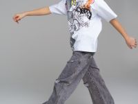 Фуфайка трикотажная для девочек (футболка)