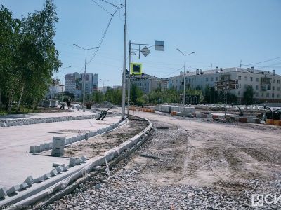 Первый этап реконструкции проспекта Ленина завершается в Якутске