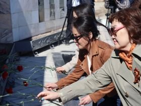 В Якутске почтили память героев, павших в боях на озере Ильмень