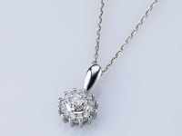 Классическая подвеска из белого золота э4712пд04202942