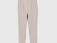 Зауженные книзу брюки, Бежевый