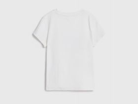 Футболка с принтом для девочек, Белый