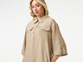 Платье Lacoste прямого кроя