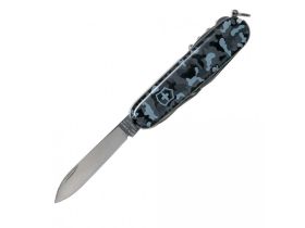 Нож перочинный Victorinox Huntsman Navy Camouflage, сталь X55CrMo14, рукоять Cellidor®, морской камуфляж, 15 функций, 91мм