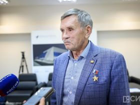 В Якутске встретили Героя России Вячеслава Бочарова