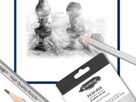 Набор карандашей чернографитных ACMELIAE 16 твердостей от 6H до 8B в картоне