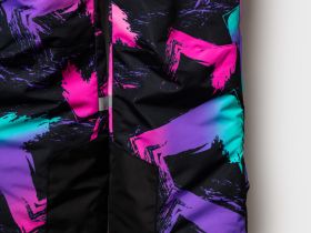 Комбинезон текстильный с полиуретановым покрытием для девочек