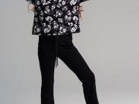 Брюки трикотажные для девочек