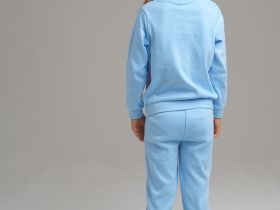 Комплект с принтом "Холодное сердце" для девочки: толстовка, брюки