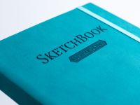 Скетчбук для маркеров Малевичъ "2SIDE" 15х21 см 40 л 220 г, бирюзовый