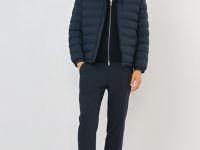 Лёгкая утеплённая куртка, Синий