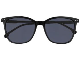 Очки солнцезащитные ZIPPO, унисекс, черные, оправа из поликарбоната, серые линзы