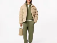 Толстовка Lacoste унисекс с молнией и высоким воротом