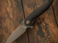 Складной нож CJRB Agave, сталь D2, рукоять G10, черный