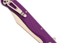 Складной нож Daggerr Toothpick BW, сталь 8Cr14MoV , рукоять фиолетовый FRN