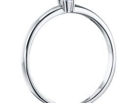 Обручальное кольцо из серебра с танзанитом э0608кц12154200