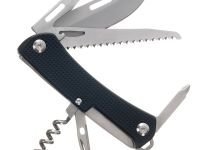 Нож перочинный Stinger 103 мм, 10 функций, черный, в блистере